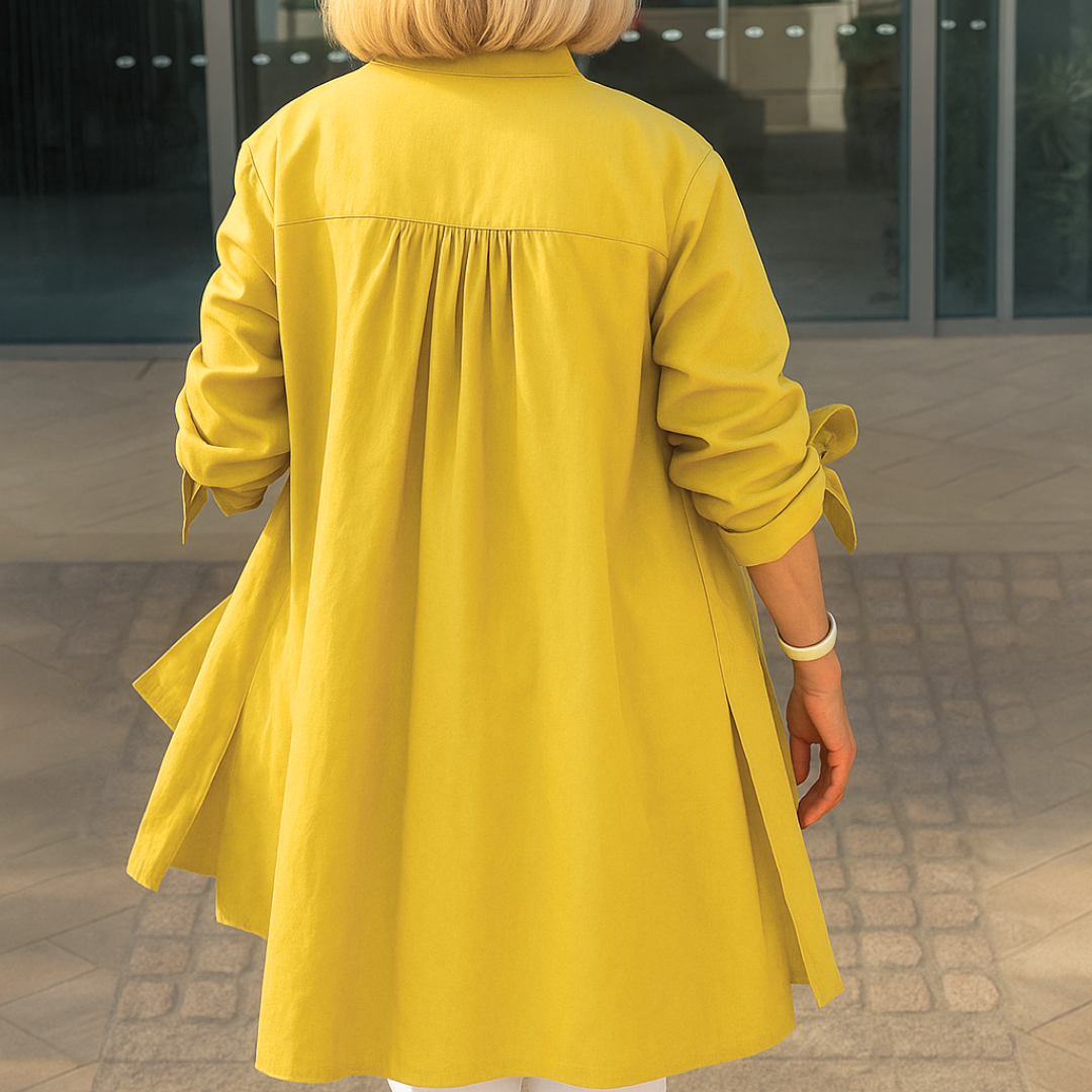 ルイーズ | リボン付きシャツブラウス