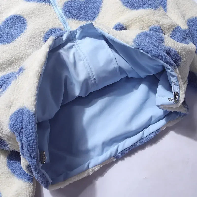 マディソン | ハート柄リバーシブルジャケット